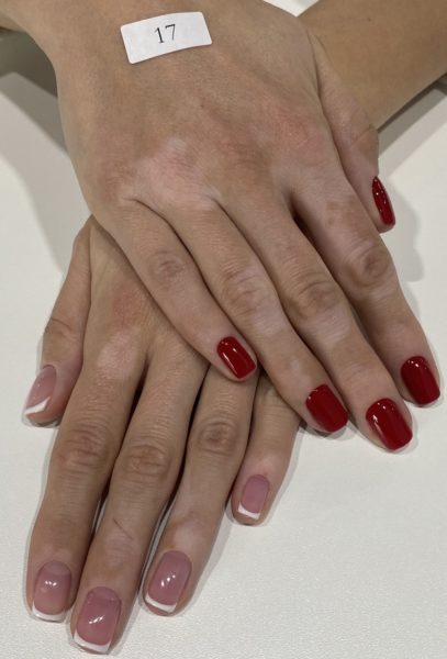 GEL POLISH MANICURE DIVISION 1 1st PLACE ALINA IVAKINA - GERMANY