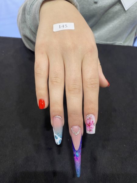 THE JOY OF NAILS DIVISION 2 1st PLACE SARA DI LUZIO - ITALY